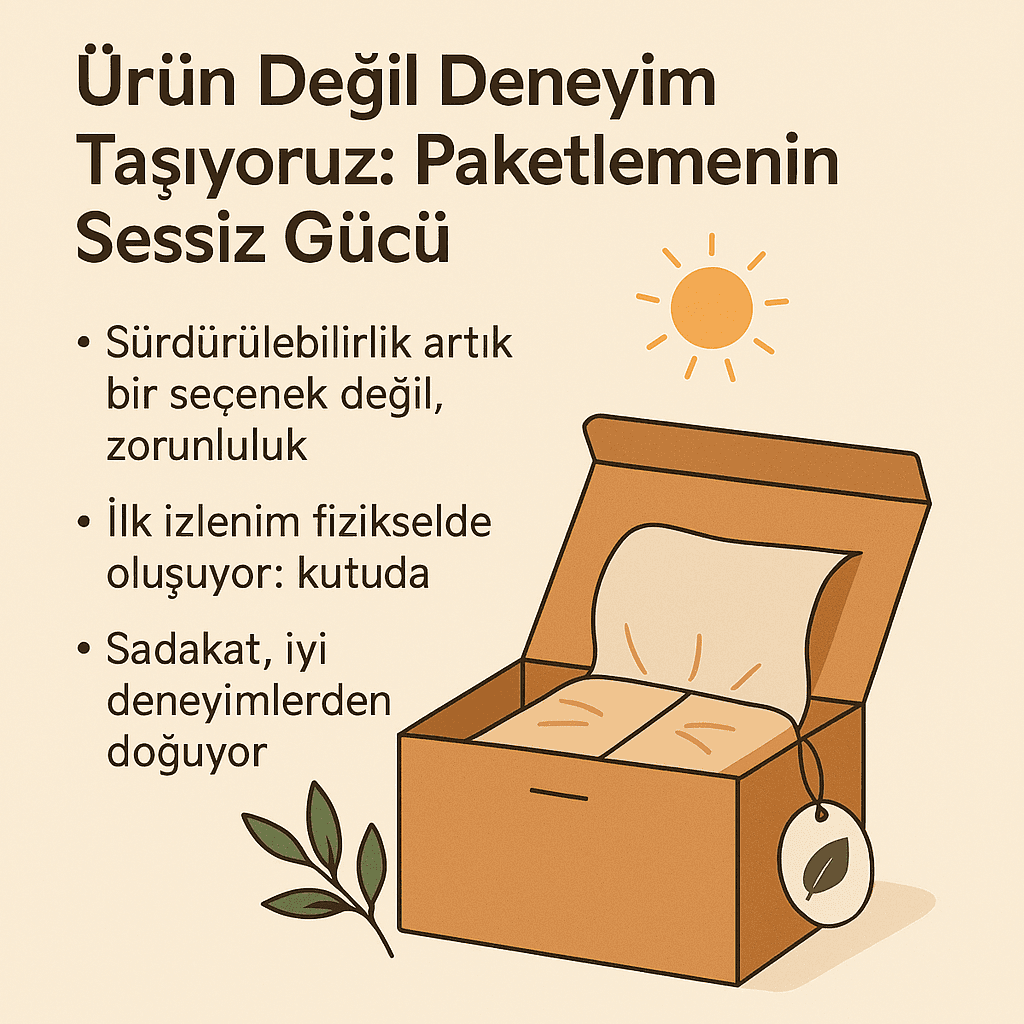 Ürün değil deneyim taşıyoruz: Paketlemenin sessiz gücü